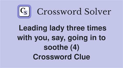 soothe crossword clue|soothe crossword clue and answer.